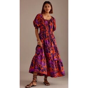 hutch long sleeve v neck wrap midi dress Hutch Long-Sleeve V-Neck Wrap Midi Dress